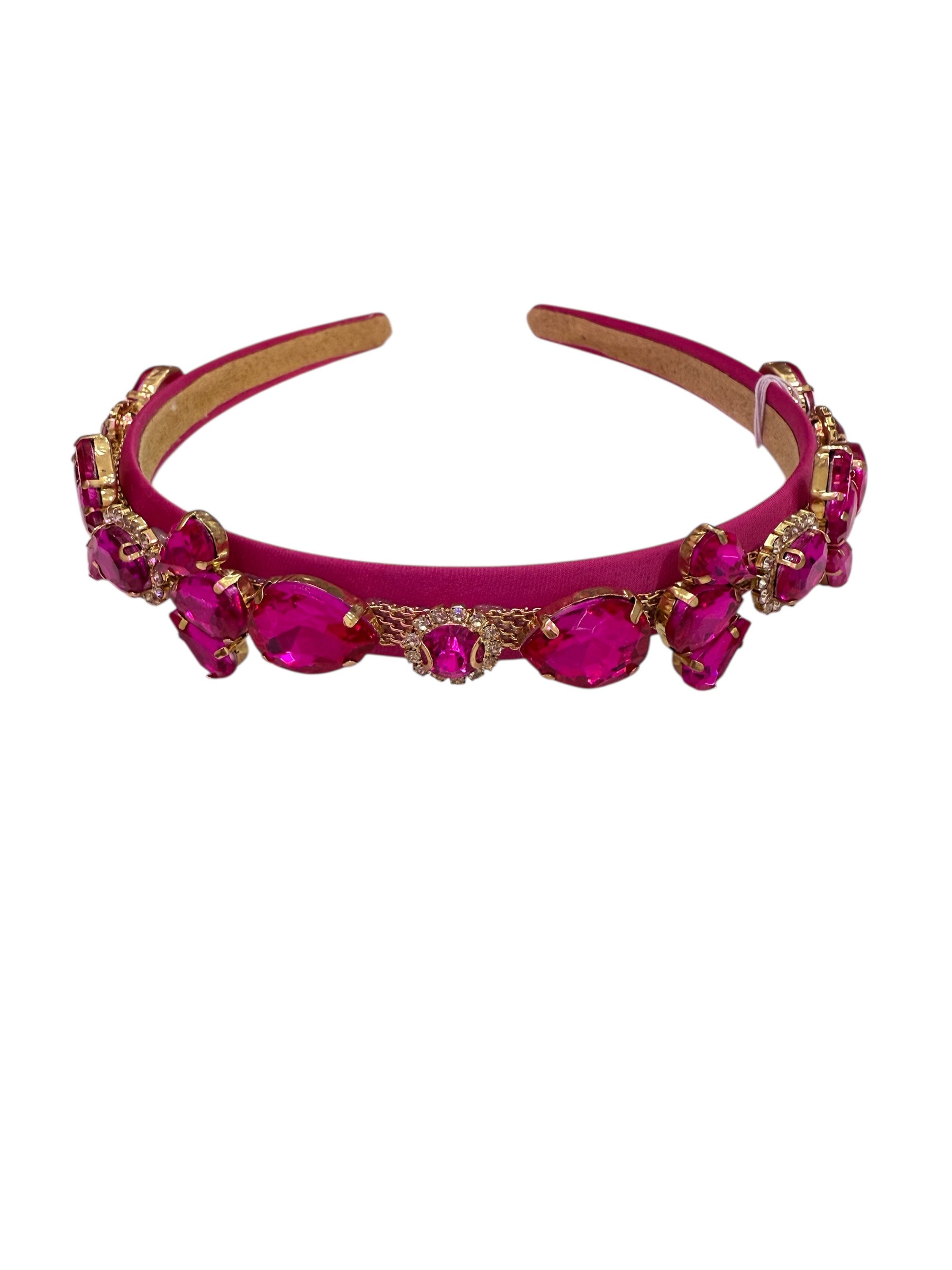 Fuchsia/Gold Headband